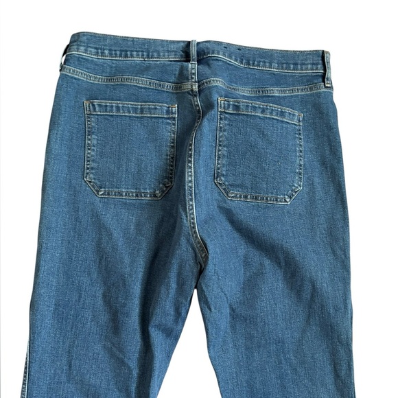 GAP Women's High Rise 70s Flare Patch Pockets Size 16 33 Excellent Condition - Picture 4 of 6